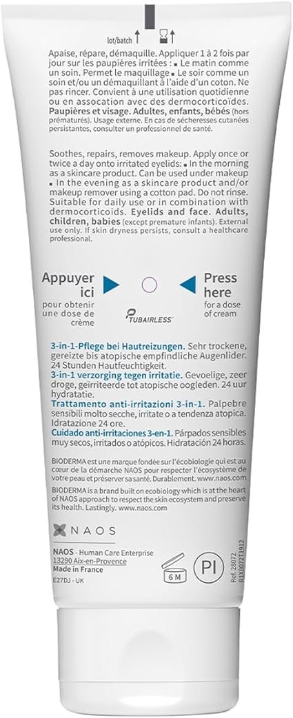 Bioderma Atoderm Intensive Eye Cream for Very Dry, Itchy skin prone to eczema 100ML - Image 5