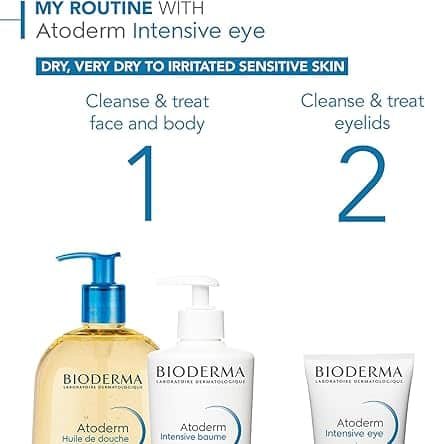 Bioderma Atoderm Intensive Eye Cream for Very Dry, Itchy skin prone to eczema 100ML - Image 2